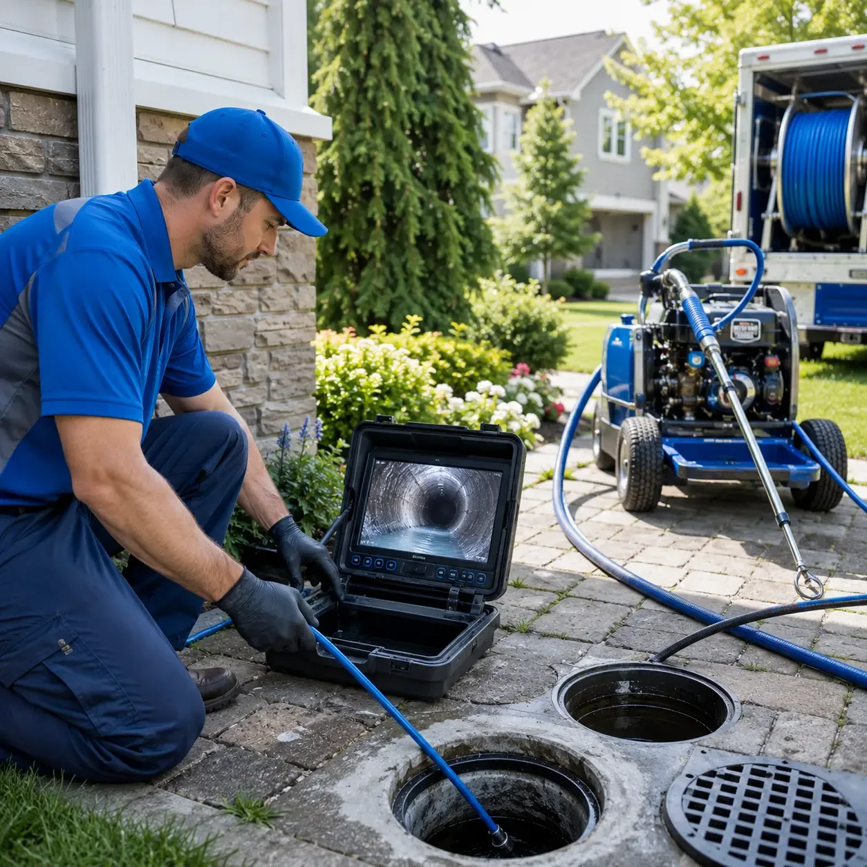 Outdoor drain cleaning professionals serving Pittsfield, ME